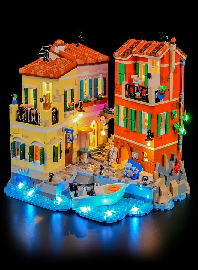 YEABRICKS LED Light for Lego-21359 Ideas Italian Riviera Building Blocks Model (Building Set NOT Included) - Image 1